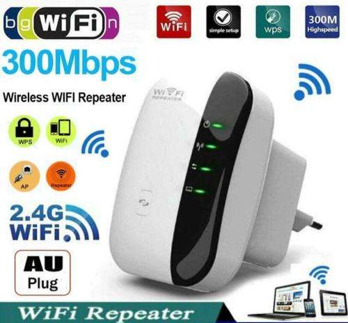 Wireless-N Wifi Repeater and Booster. 300Mbps High Internet Speed