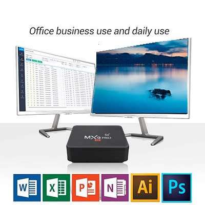 New* MXQ Pro Gaming Machine, Mini PC, Tv Box. Supports Office, Printer, Gaming controls