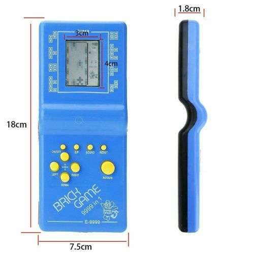 999-IN-1 Brick Game. With Onboard Games. Available in Red, Blue, Green and Yellow color