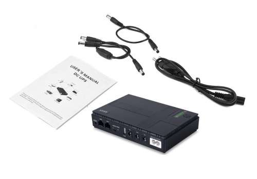 10400mAh Mini DC UPS. Uninterupted power for routers, security cam, mobile devices ect (+/- 6 hours)