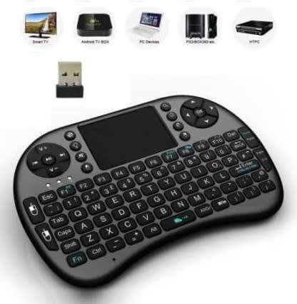 RGB Wireless Keyboard, Air Mouse Remote. For Android Tv Box, PC, Phone, Laptop or TV.