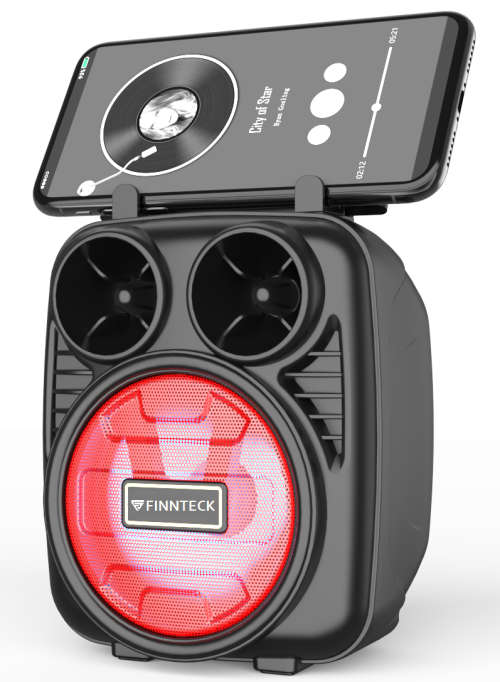 3` Wireless Portable Speaker Sound System with Bluetooth, USB, Micro SD, Mic and FM Radio