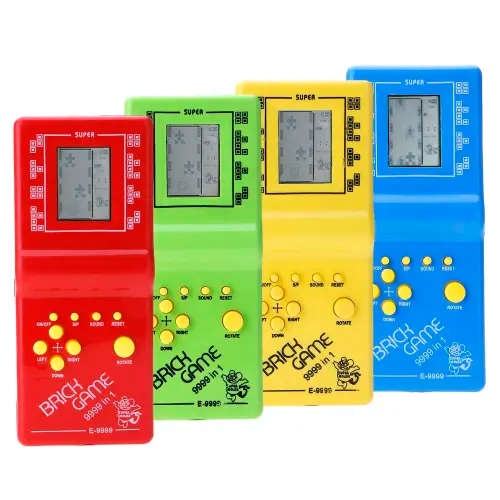 999-IN-1 Brick Game. With Onboard Games. Available in Red, Blue, Green and Yellow color