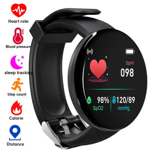 Smart Watch Health & Fitness Bracelet. Heart Rate, Blood Pressure Monitor. Available in Black color