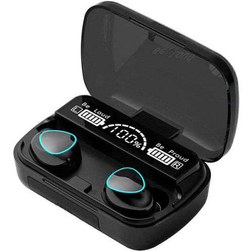Premium M10 Wireless Earbuds With Power Bank. Compatible With Android, iOS, Windows & Mac OS. BT 5.1