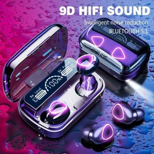 Premium M10 Wireless Earbuds With Power Bank. Compatible With Android, iOS, Windows & Mac OS. BT 5.1