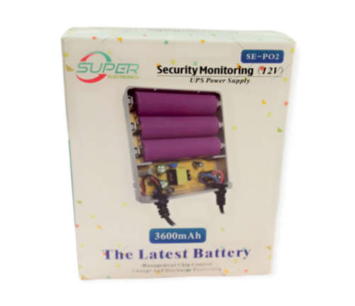 3600mAh Mini DC UPS. Uninterupted power for routers, security cam, mobile devices ect (+/- 2 hours)