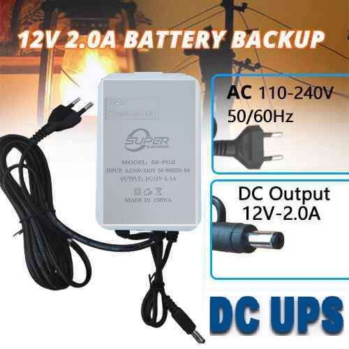 3600mAh Mini DC UPS. Uninterupted power for routers, security cam, mobile devices ect (+/- 2 hours)