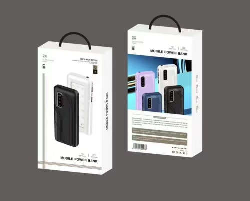 2in1 Power Bank & Night Lamp. 10000mAh. Bright 18 LED. Ideal For Power Cuts. Black color