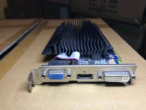 2 x Graphics cards. NVIDIA GeForce GT620 + NVIDIA GeForce G210. Both cards tested & works perfect.