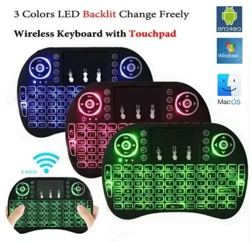 Mini Wireless Keyboard, Air Mouse Remote. For Android Tv Box, PC, Phone, Laptop or TV.