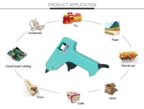 New Hot Melt Glue Gun. Fast DIY repairs. Includes glue sticks