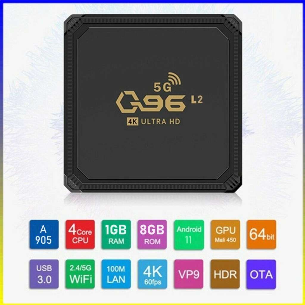 Q96 Ultra Tv Box With 1000+ Streaming Channels, Movies, Series and Live Sports For You To Enjoy.