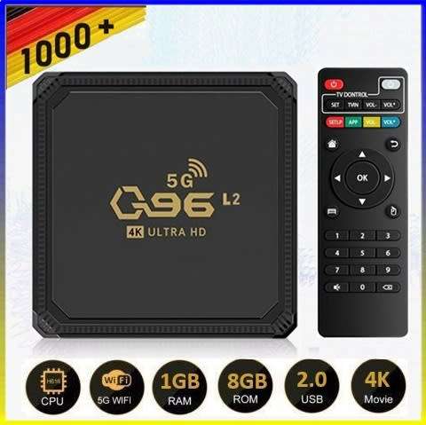 Q96 Ultra Tv Box With 1000+ Streaming Channels, Movies, Series and Live Sports For You To Enjoy.