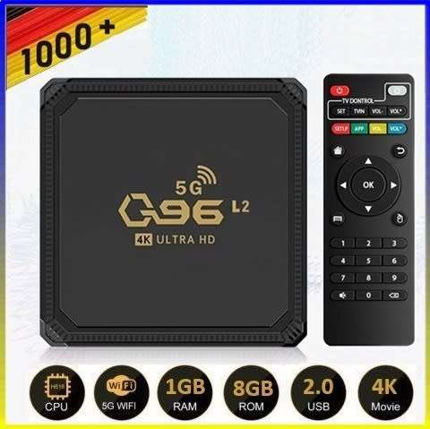 Q96 Ultra Tv Box With 1000+ Streaming Channels, Movies, Series and Live Sports For You To Enjoy.