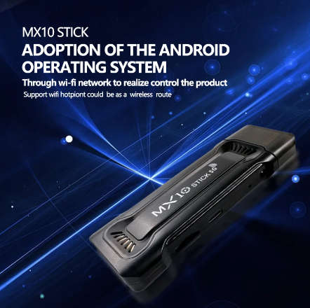 MX10 Ultra Tv Stick. 32GB, 4GB DDR3, 4K, 5G wifi, All in one cable free Android tv.