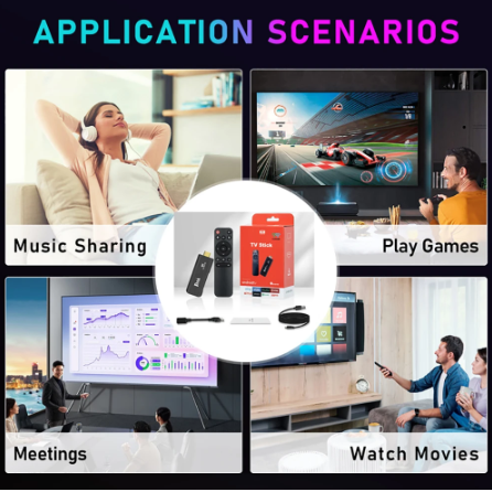 MX10 Ultra Tv Stick. 32GB, 4GB DDR3, 4K, 5G wifi, All in one cable free Android tv.