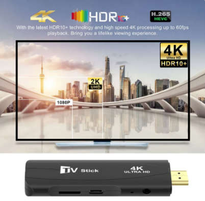 MX10 Ultra Tv Stick. 32GB, 4GB DDR3, 4K, 5G wifi, All in one cable free Android tv.