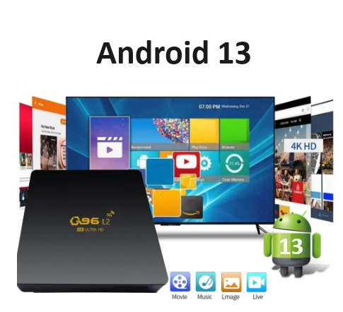 Q96 Ultra Tv Box. 64 bit, Octa Core, Android 13, Supports All Local Apps.