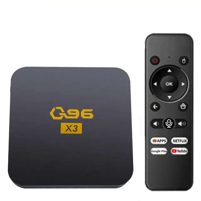 Q96 Gen 3 Tv Box With AI Voice Control, Bluetooth, 16GB Storage, 2GB Ram.