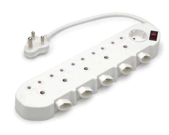 Safy 11-Way Multi Plug. 6 x 2pin. 5 x 3pin