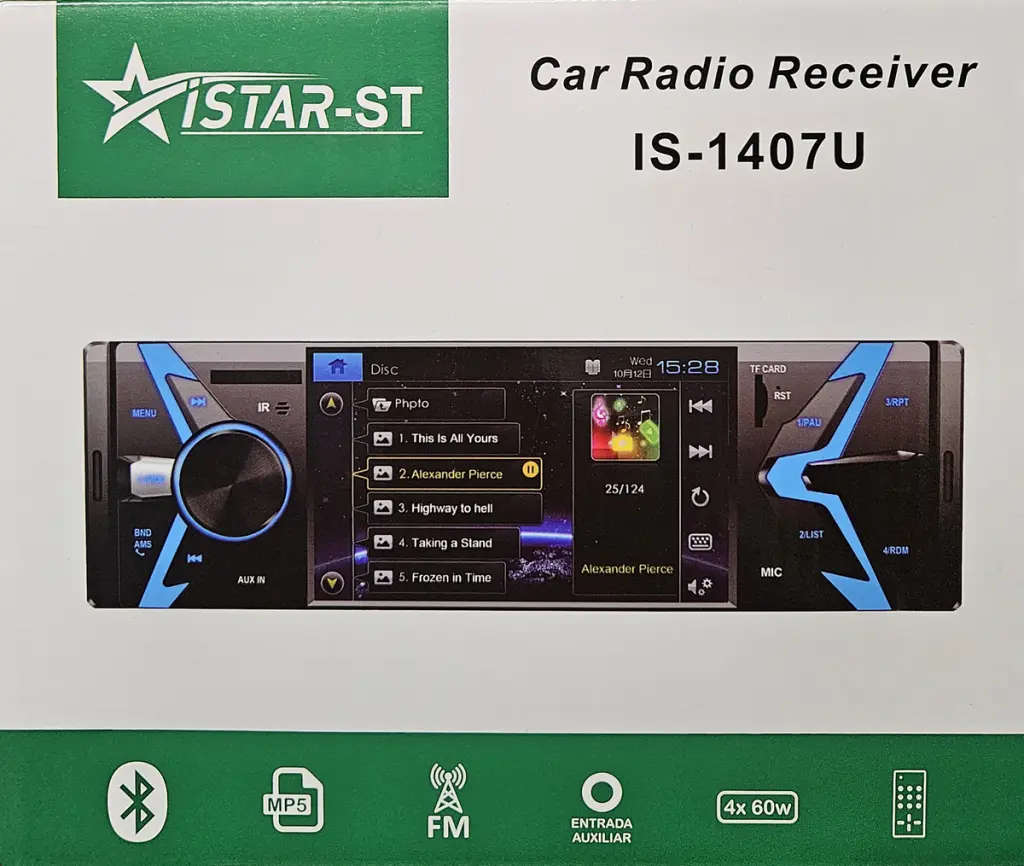 4.1" Car MP4/MP5 Video Player. Bluetooth, Handsfree, USB, SD, Aux, FM Radio