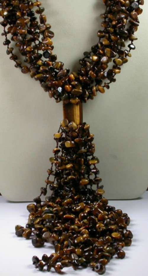 stunning TIGERS EYE Necklace
