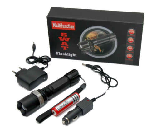 Multifunction swat flashlight