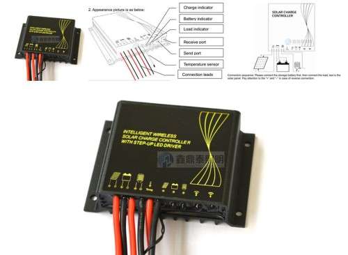 Wireless solar charge controller 10A
