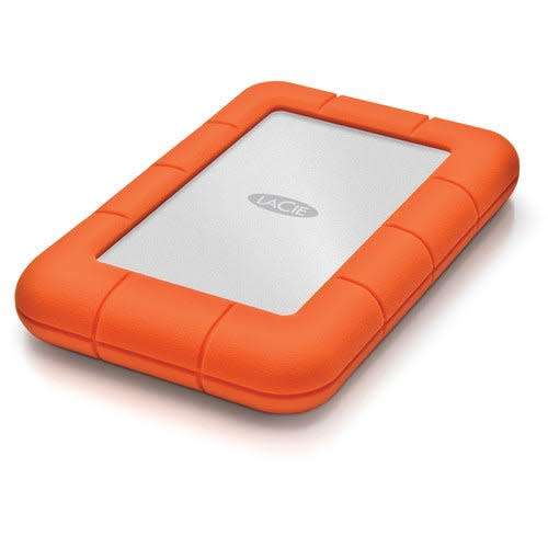 1tb LaCie Rugged 2.5` external hard drive, USB3.0 , Thunderbolt, Shock Proof.