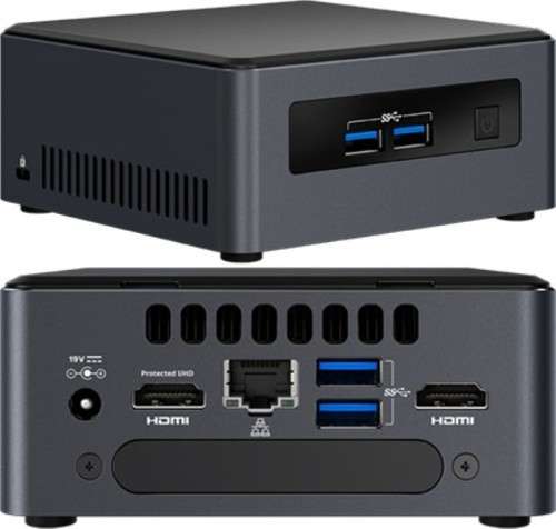 7th gen i3 Intel NUC @ 2.40Ghz, 8gb Ram, 320gb HHD, HDMI, WiFi/Bluetooth, USB3.0, Windows 10