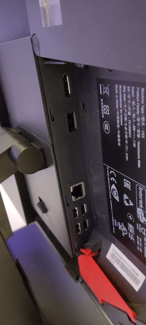 10th Gen Lenovo ThinkCentre M90a @ 2.90Ghz, 8gb Ram, 256gb nVME, USB 3.2, 24` Display, WiFi, Win10