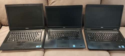 3x Dell Latitude Laptops (2x i5 + 1x Core 2 Duo) 1 Bid wins all 3, Please Read.
