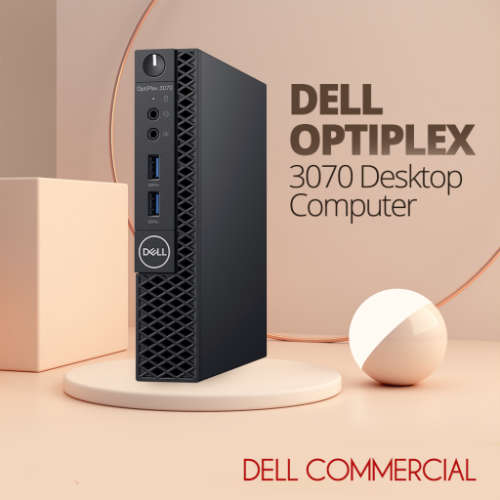 9th Gen Dell Optiplex i5 @ 2.20Ghz, 8GB DDR4 RAM, 256gb m.2 nVME, USB3.1, HDMI , Win 10 Pro (DEMO)