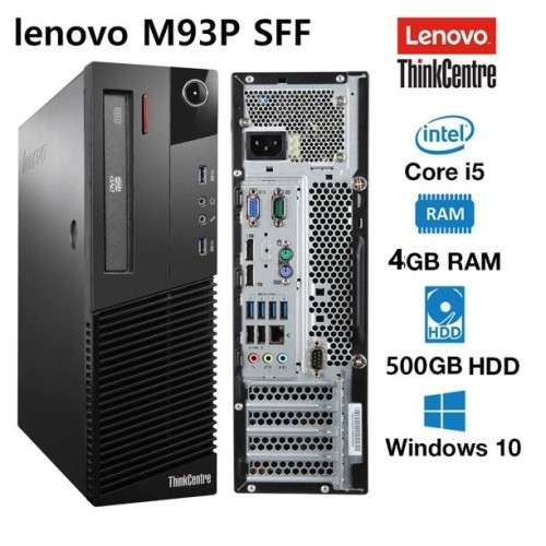 i5 Lenovo Thinkcenter @ 2.90Ghz, 4gb Ram, 500gb HHD, USB.3.0, 1gb Nvidia GT620, Windows10