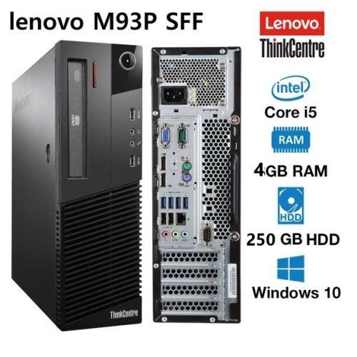 i5 Lenovo Thinkcenter @ 2.90Ghz, 4gb Ram, 250gb HHD, USB.3.0, DVD, Windows10