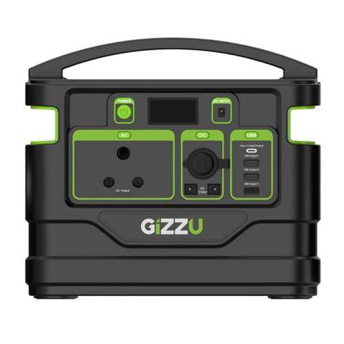 Gizzu 500W 518Wh Portable Power Station 1 x 3 Prong SA Plug Point (please Read)