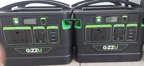 Gizzu 500W 518Wh Portable Power Station 1 x 3 Prong SA Plug Point