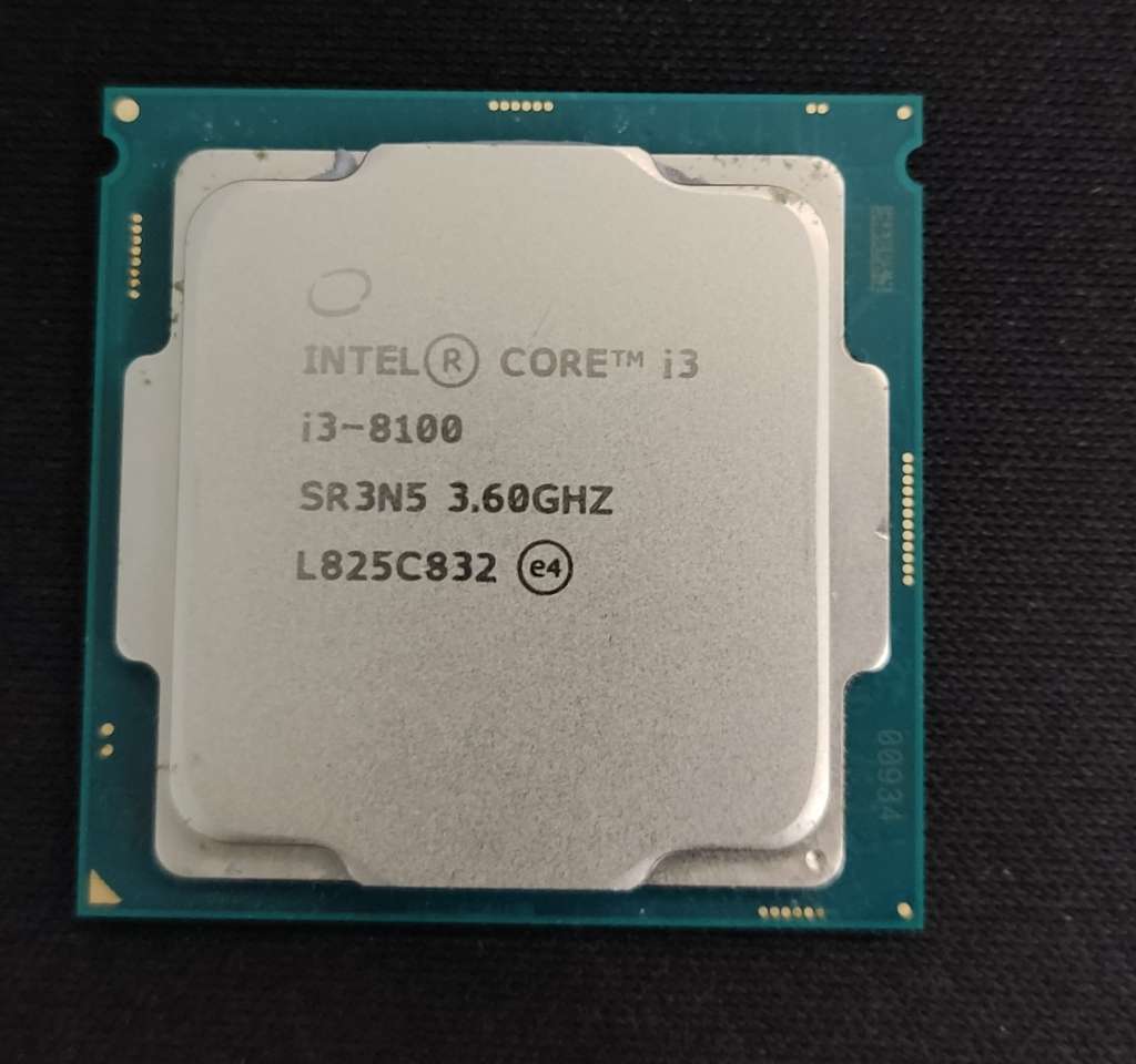Intel® Core i3-8100 Processor @ 3.60Ghz