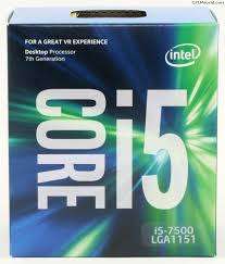 Intel® Core i5-7500t Processor @ 2.70Ghz-3.30ghz