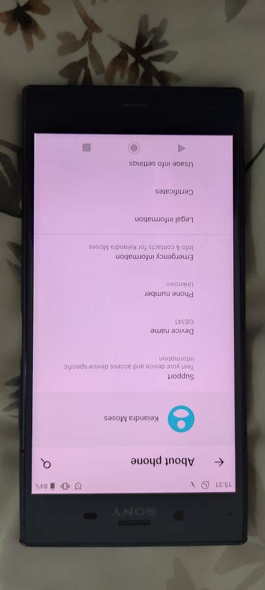 Sony xperia XZ1, 64gb , 4gb Ram, 5.2` Display, LTE