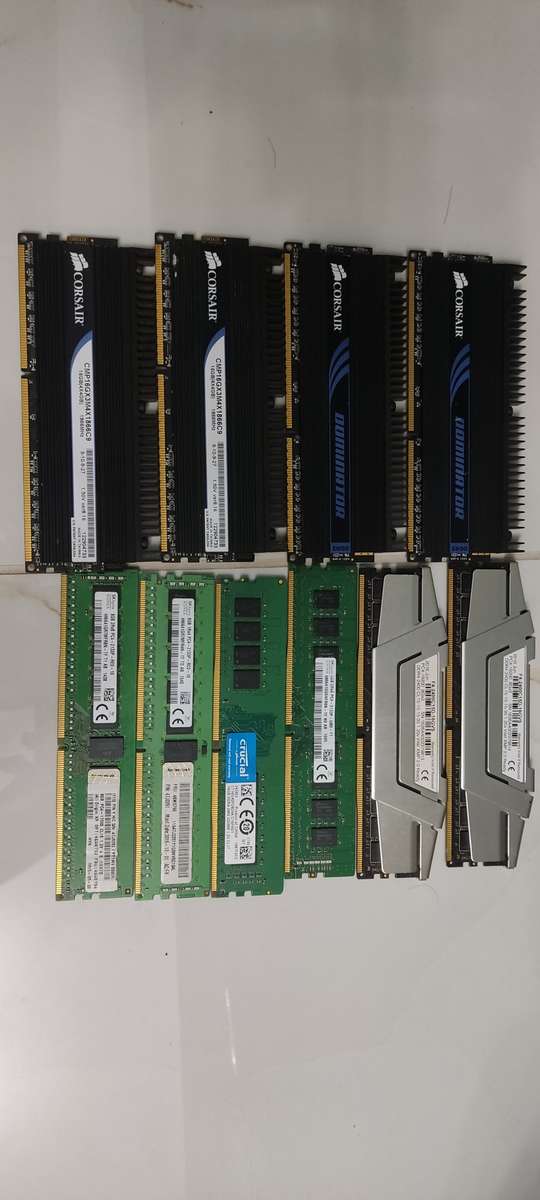 Various 4,8,16gb Ram DDR4/3
