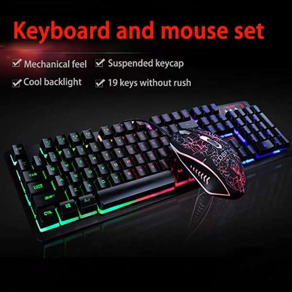 K13 Wired Gaming Backlight Keyboard & Mouse Combo ***SEE PICTURES CAREFULLY*** READ DESCRIPTION ***