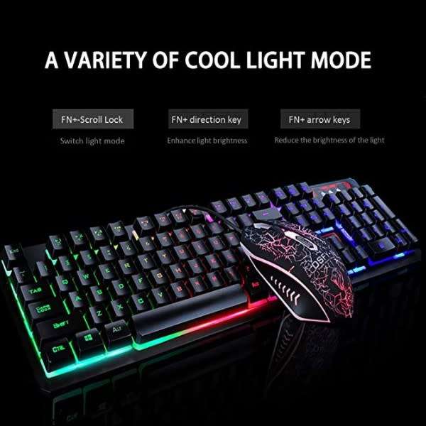 K13 Wired Gaming Backlight Keyboard & Mouse Combo ***SEE PICTURES CAREFULLY*** READ DESCRIPTION ***