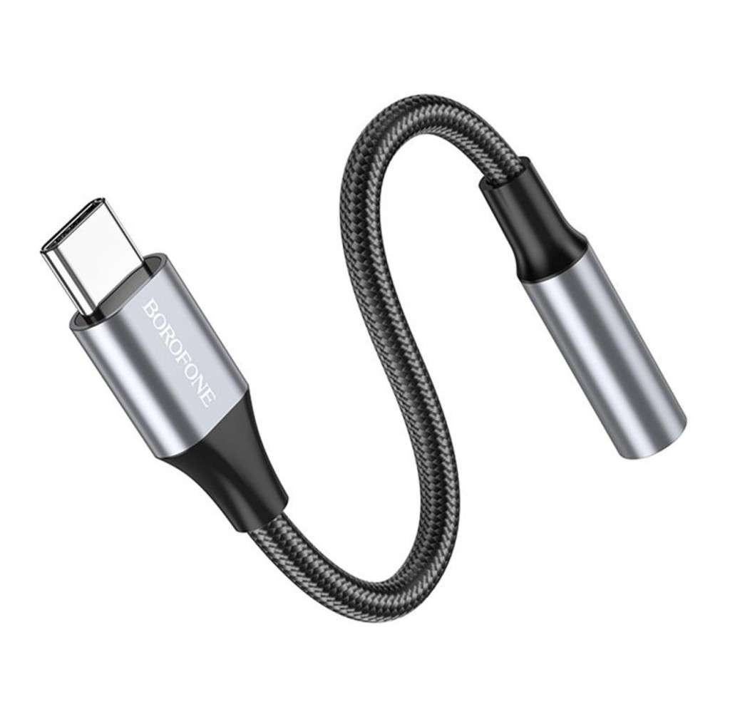 Borofone USB-C To 3.5mm Metal Digital Audio Converter Cable - BV16
