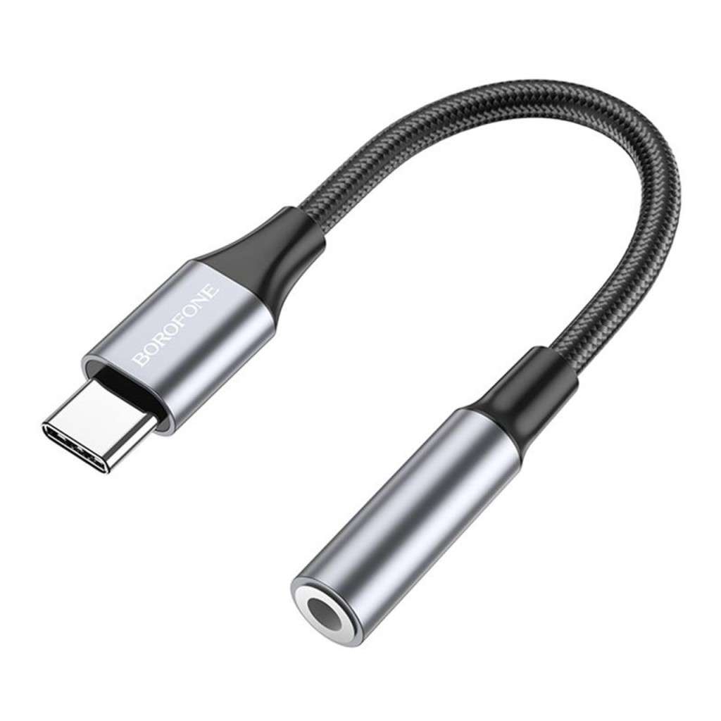 Borofone USB-C To 3.5mm Metal Digital Audio Converter Cable - BV16