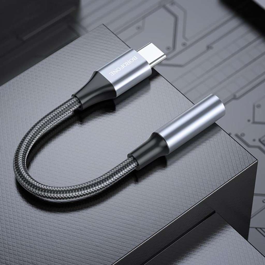 Borofone USB-C To 3.5mm Metal Digital Audio Converter Cable - BV16