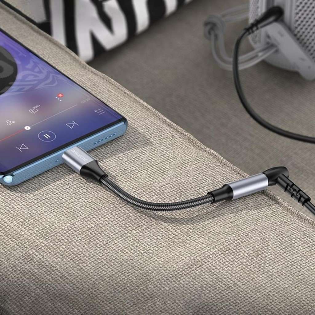 Borofone USB-C To 3.5mm Metal Digital Audio Converter Cable - BV16