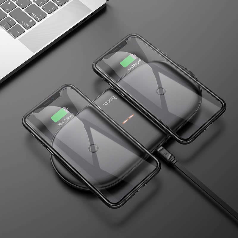 Hoco 10W Dual Wireless Fast Charger - CW23 ***UNBOXED DEAL***