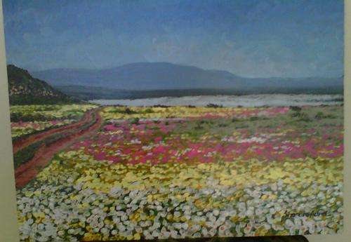 SHARON AURETS "SPRING FLOWER FIELDS"